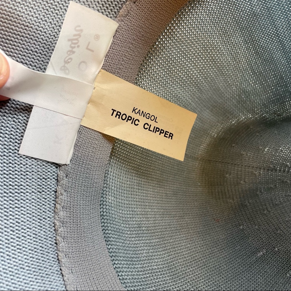 Vintage 1960’s Kangol Tropical Clipper Hat Cap XL Made in England Blue Collector - Picture 15 of 16